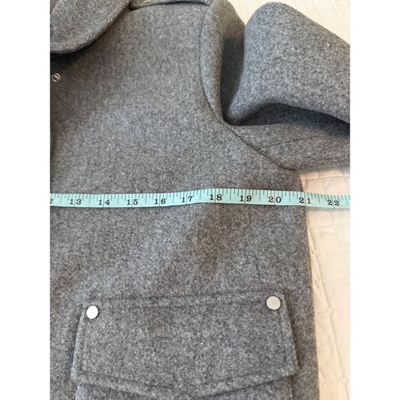 Elena Wang Gray Jacket, S, Women's Classic Style - Picture 12 of 14